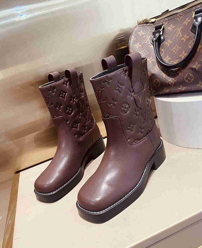 Louis Vuitton Leather Boots Wmns ID:20221117-337